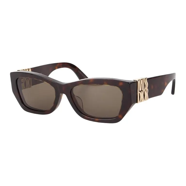 DIOR Plate And Metal Nylon Irregular Shape Sunglasses Men's Tortoiseshell-0