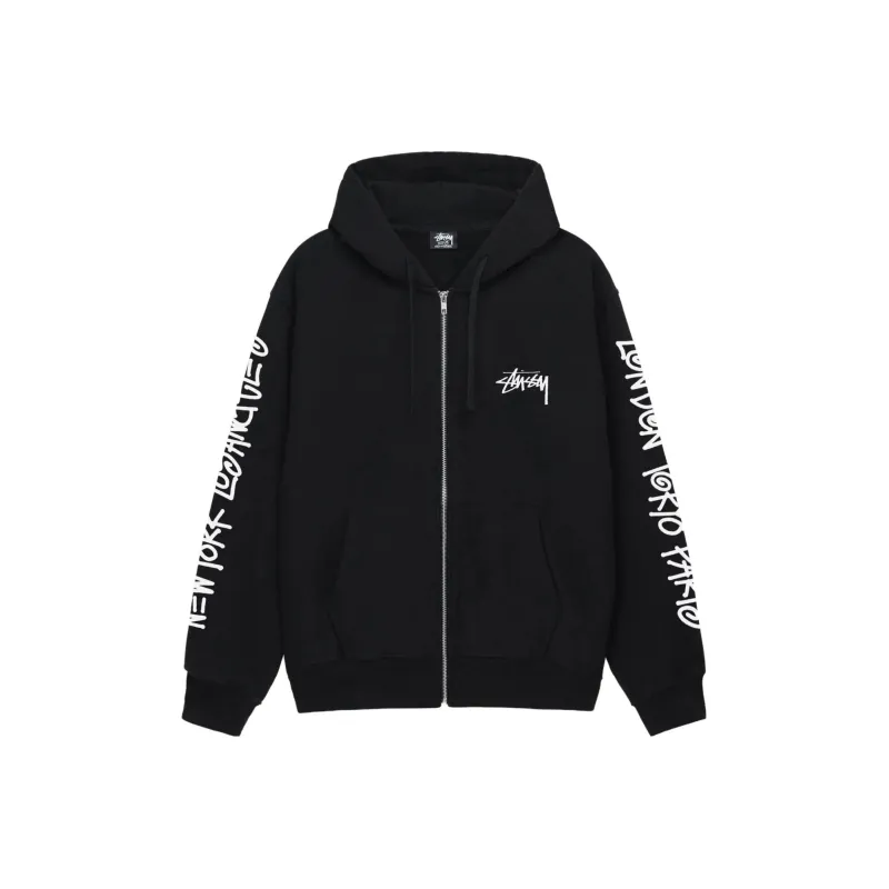 Stussy Big Cities Zip Hoodie-0