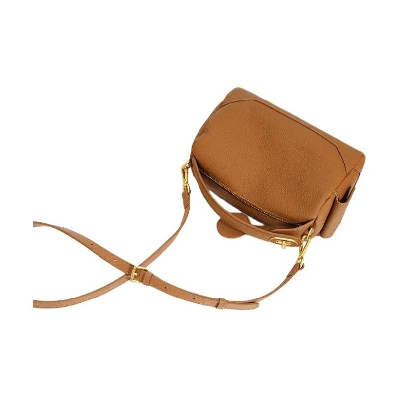H YXIANG Cow Leather One Shoulder Handbags Women's Multicolor-6