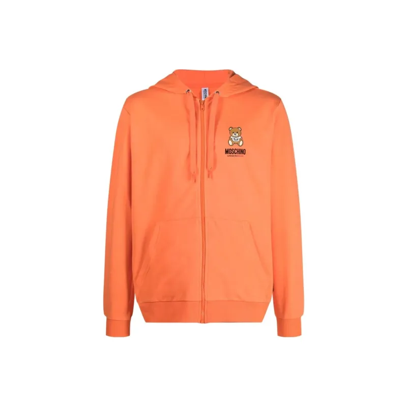 MOSCHINO Logo-print Zipped Hoodie-0