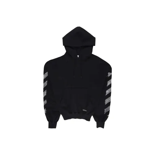 OFF WHITE Scribble Diag Boxy Hoodie