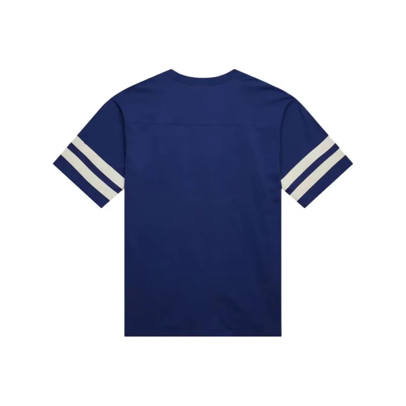 Mitchell & Ness x NCAA Ole Miss Rebels Heavyweight Yoke T Shirt Men's Marine Blue-1