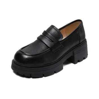 Devanro Loafers 5.0cm Women's Black