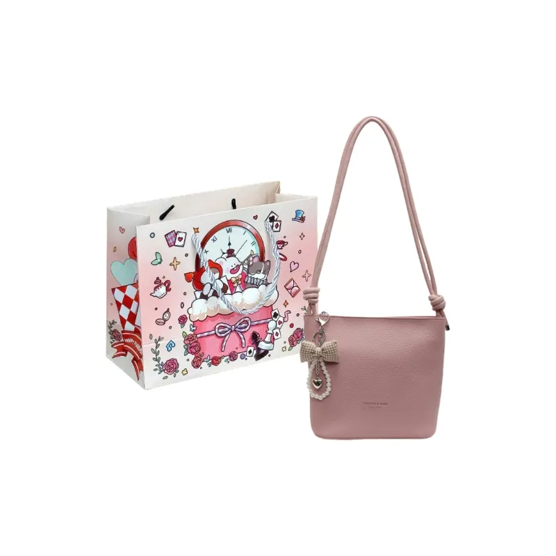 MOM'S HELPER PU Shoulder Bag Regular Women's Ecru/Blue/Pink/Black-8