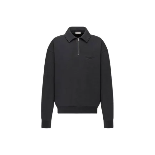 DIOR Half Zipped Long Sleeved Sweatshirt