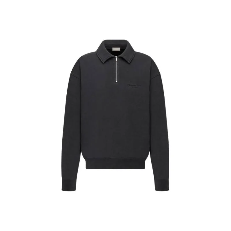 DIOR Half Zipped Long Sleeved Sweatshirt-0