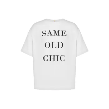 MOSCHINO Slogan-print Zip-up T-shirt