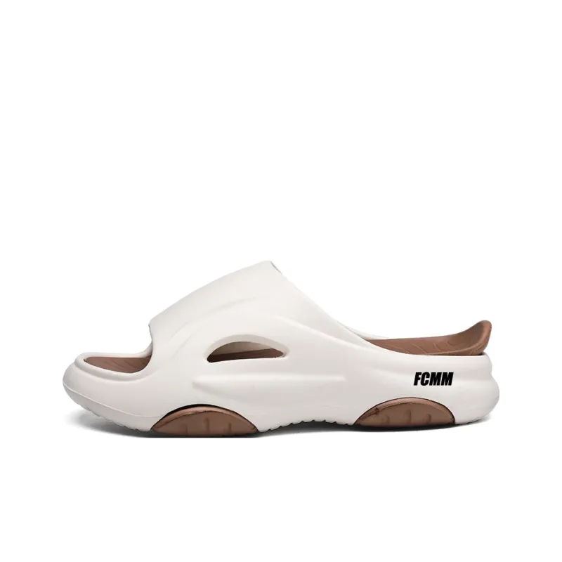 FCMM Slide Slippers Men Beige, Brown, Gray, Blue, Black, Green-0