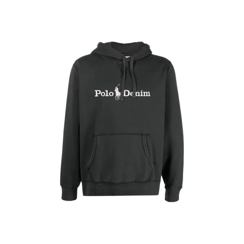 Polo Ralph Lauren Logo print Drawstring Hoodie-0