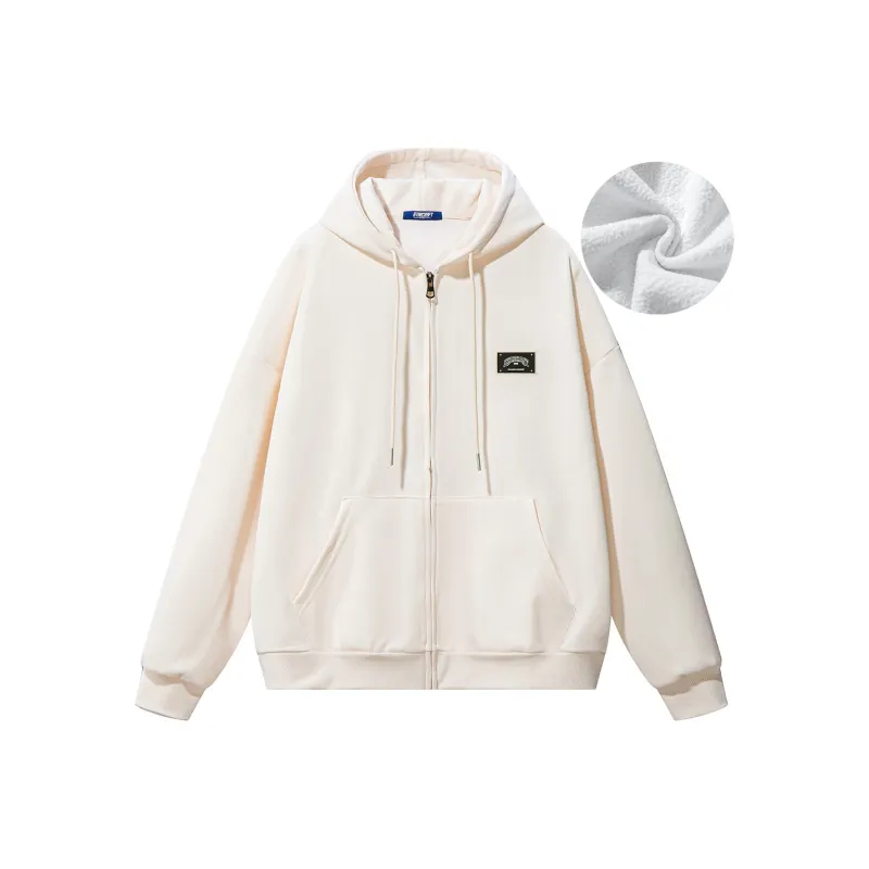 XINGJIZHE Loose Fit Hooded Coat Cardigan Sweatshirt Unisex-19