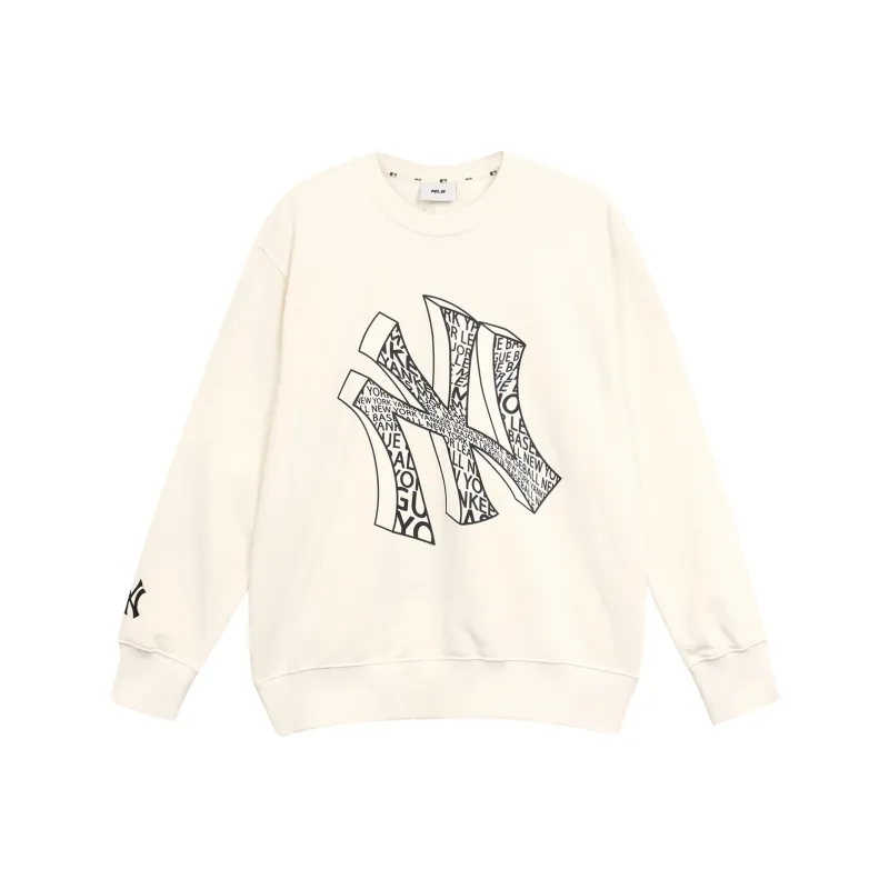 MLB New York Yankees Sweatshirts Unisex White-0