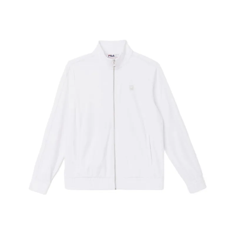 FILA Deverall Velour Jacket Jackets Coats Men's White 100-0