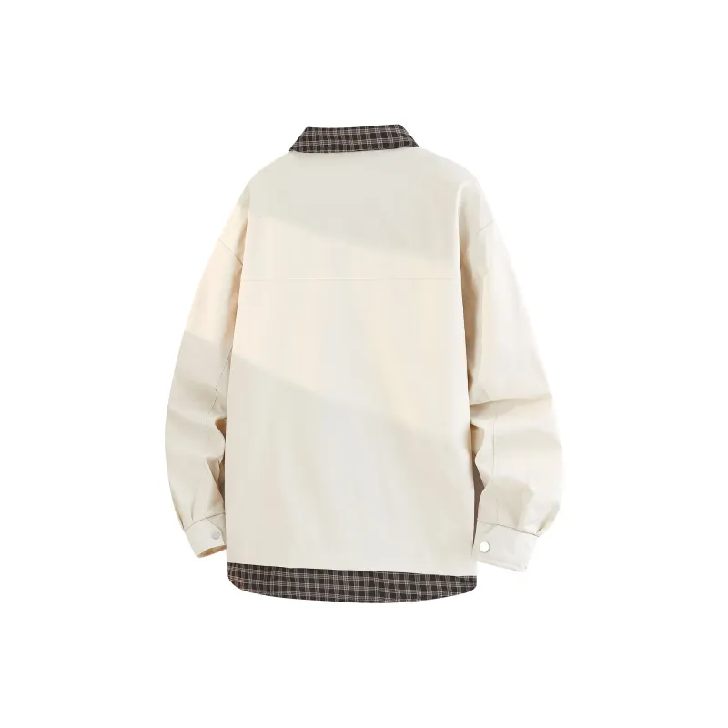 RAINCOME Jackets Coats Unisex Ecru-3