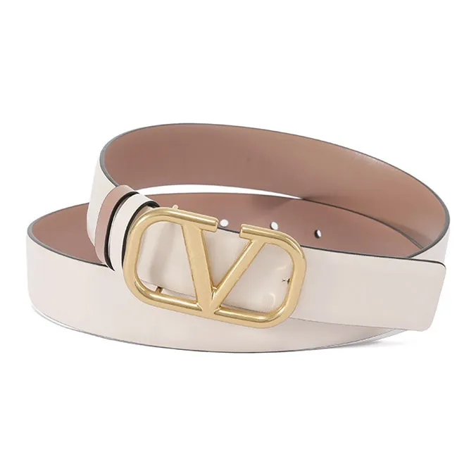Valentino VLogo Signature Buckled Reversible Belt-3