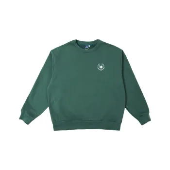 Black Cat Pixel Sweatshirt Unisex Green
