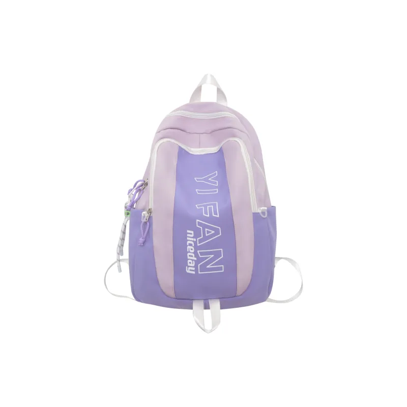 H YXIANG Nylon Backpack Unisex Multicolor-3
