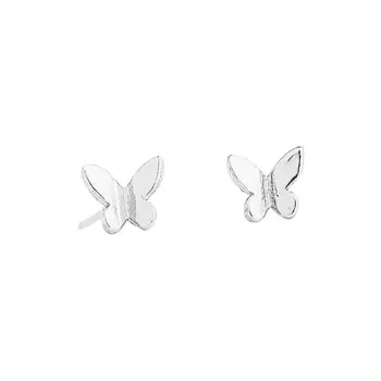 QUIET LOVE S925 Silver Stud Earrings Unisex