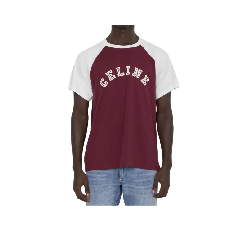 CELINE Loose T shirt In Cotton Jersey-0