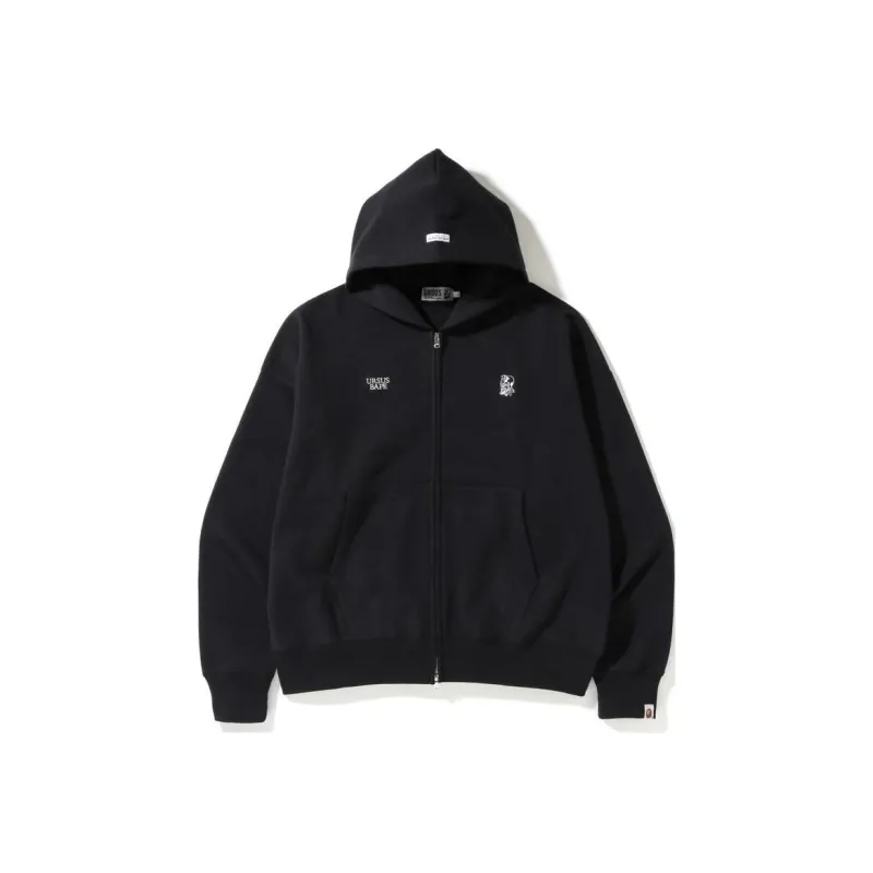 Bape Ursus Loose Fit Zip Up Hoodie-0