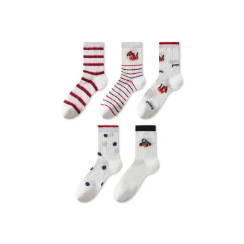 JIAZINI Women's Mid Calf Socks