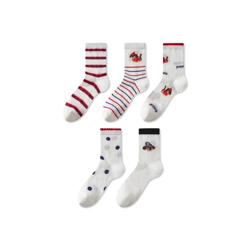 JIAZINI Women's Mid Calf Socks