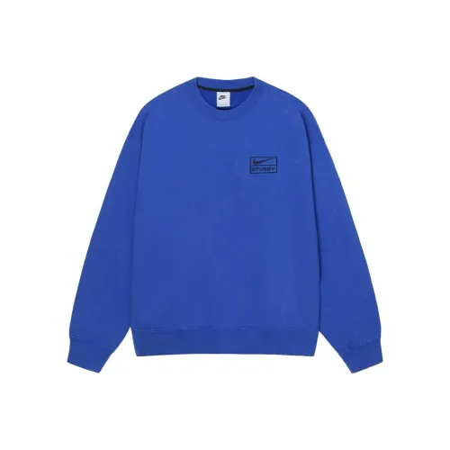 Nike X Stussy Acid Wash Crew Fleece Asia Sizing