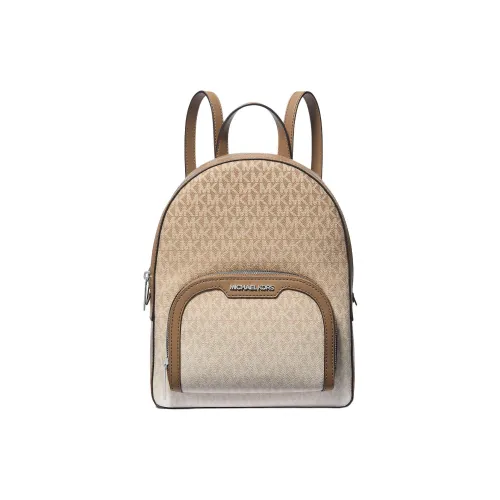 MICHAEL KORS Canvas backpack shoulder Medium Size Women's Light Brown