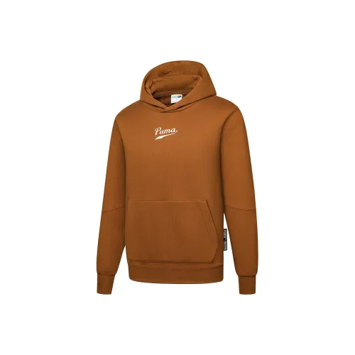 PUMA Sweatshirt Men's Brown Red