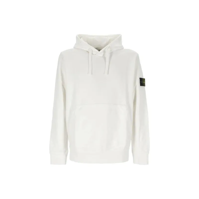 STONE ISLAND Logo Patch Drawstring Hoodie-0