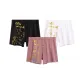3 Pack-Black+White+Lotus Pink