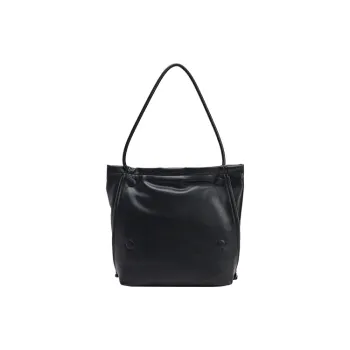 URBAN REVIVO Artificial Leather Shoulder Bag Medium Size Women's Black