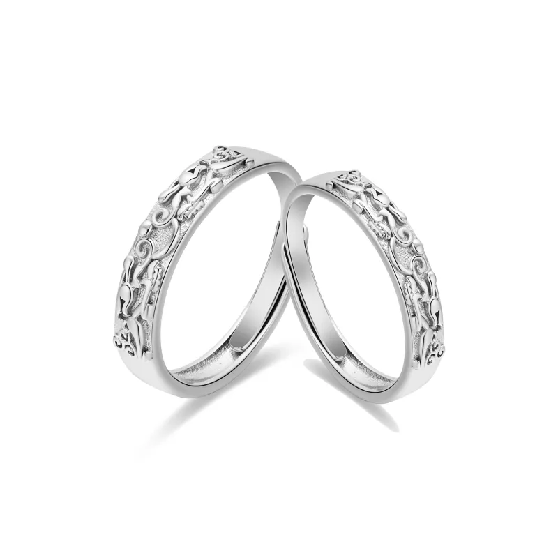 ENFANTIN S999 Fine Silver Rings Unisex-0