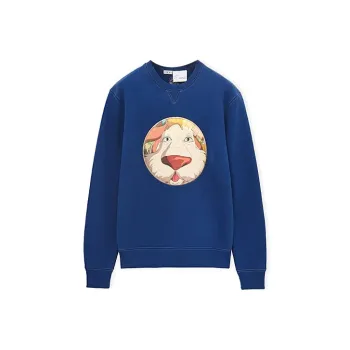 LOEWE LOEWE X Howl's Moving Castle SS23 Sweatshirt Unisex Indigo