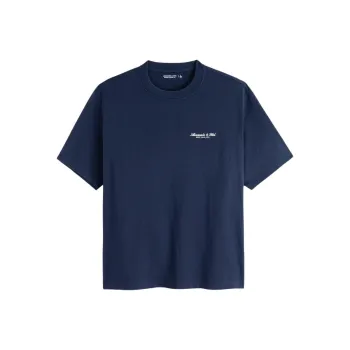 Abercrombie＆Fitch T Shirt Men's Navy Blue