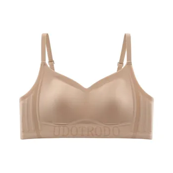 QIANLINGMEI White T Shirt With Non Translucent Bra Women's