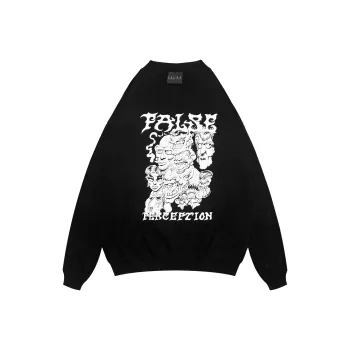 False Perception Sweatshirts Unisex Black
