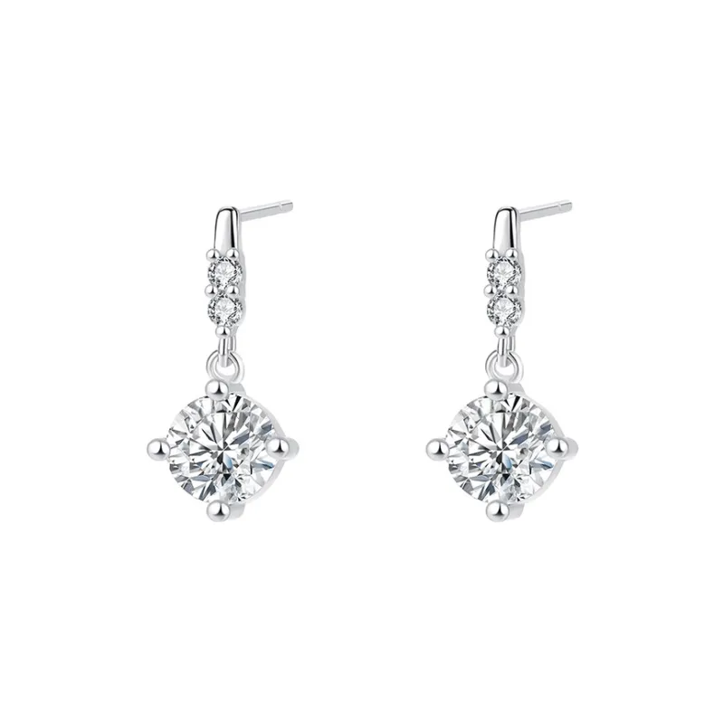 Good Quality S999 Fine Silver Earrings Unisex-0