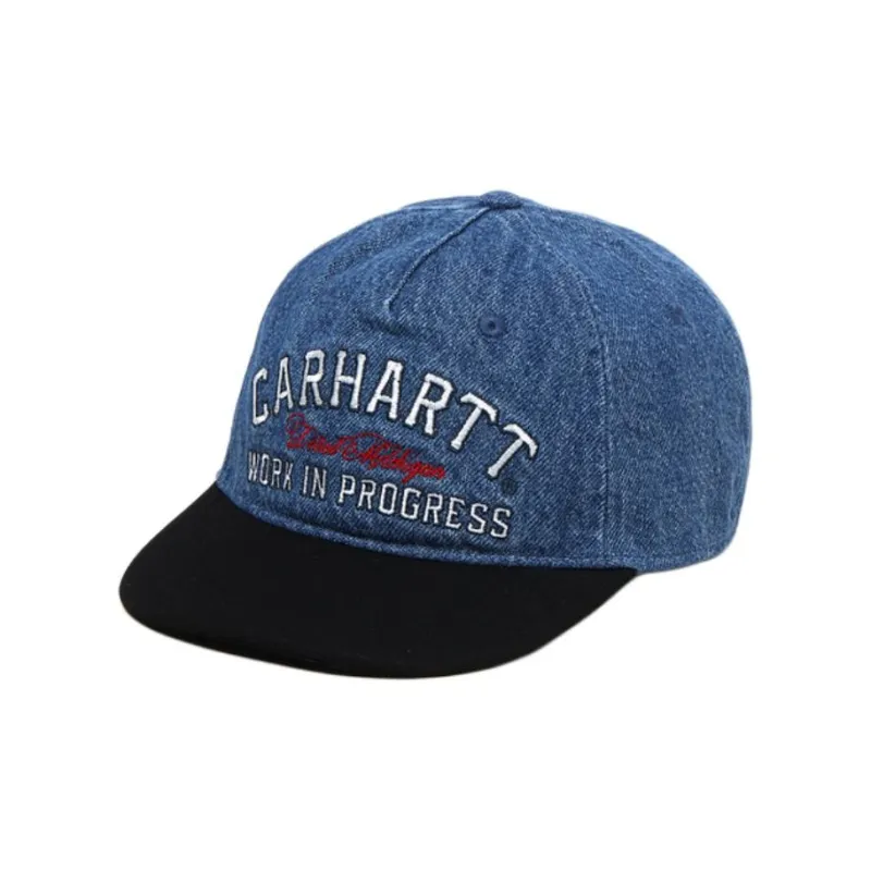 Carhartt WIP Cotton Baseball Caps Unisex Blue-0