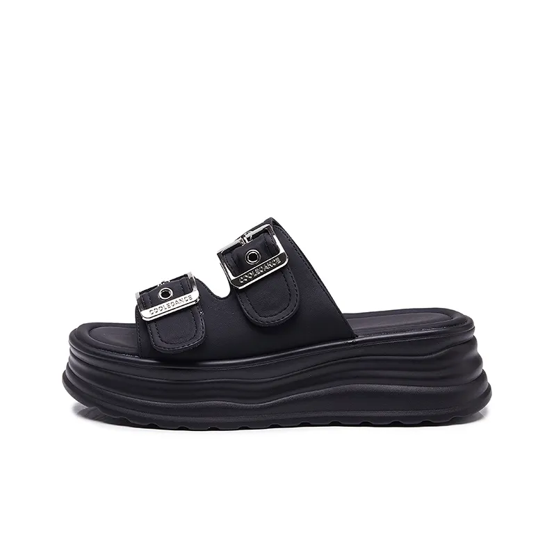 Bull Charm Rubber Sole Slide Slippers Women's-0