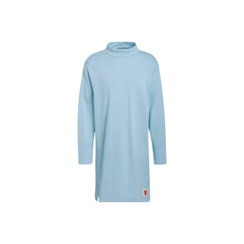 Adidas V Day Tunic Gender Neutral Sweatshirt Unisex Blue