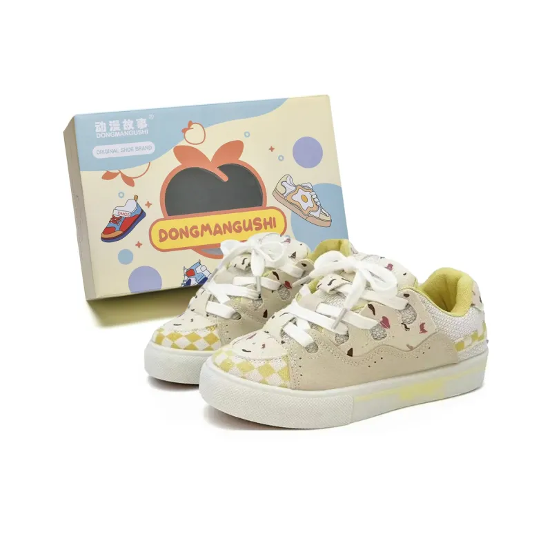 Anime Story Slip Resistant, Abrasion Resistant, Lightweight, Breathable Low Top Skateboard Shoes Unisex-33
