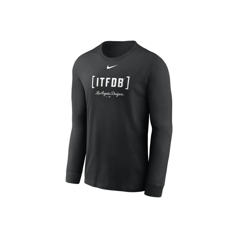 Nike Los Angeles Dodgers Fashion Men's Nike Mlb Long Sleeve T Shirt-0