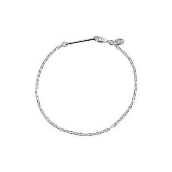 ZARA Brass Zinc Iron Silver Metal 925 Silver Plated Bracelets Men's Silver