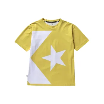 Converse BIG CHEVRON LOGO TEE MENS T-Shirt Men's Lemon