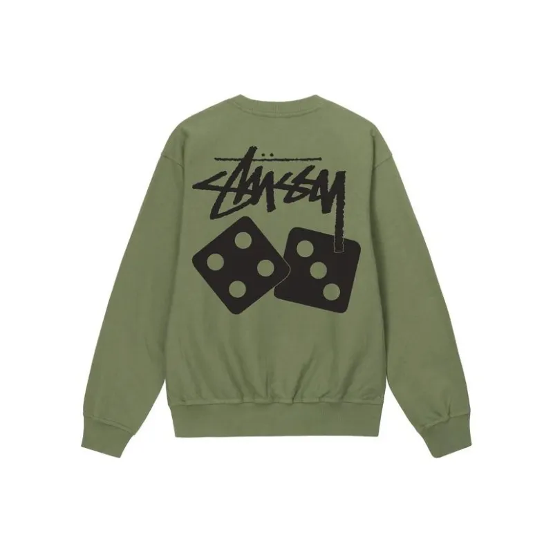 Stussy Dice Pigment Dyed Crew-0
