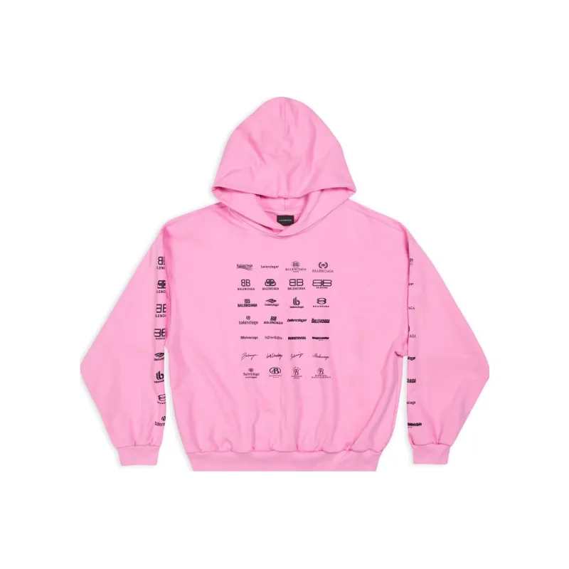 Balenciaga Sweatshirts Unisex Pink-0