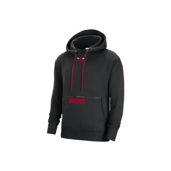 Nike Nba Chicago Bulls Courtside Fleece Loose Fit Hoodie