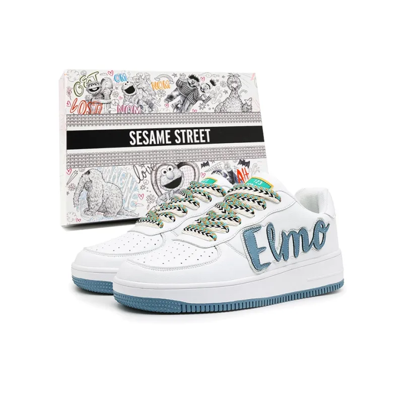 SESAME STREET Thermal Cushioning Balance Lightweight Height Increasing Skateboard Shoes Unisex Box-32