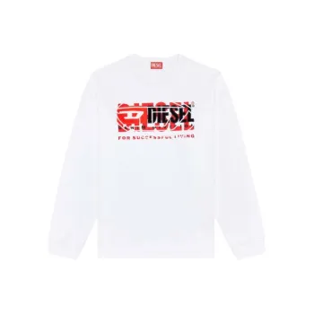 DIESEL Logo Printed Crewneck Sweatshirt