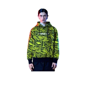 OUTDOOR PRODUCTS Sweatshirts Men Yellow Print